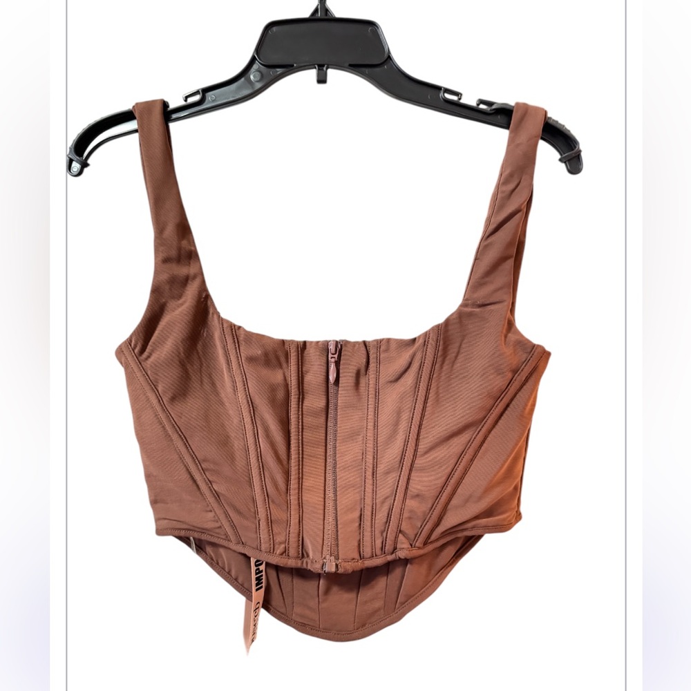 HOUSE OF CB Ninetta Mesh Corset Top - NEW - Picture 6 of 7